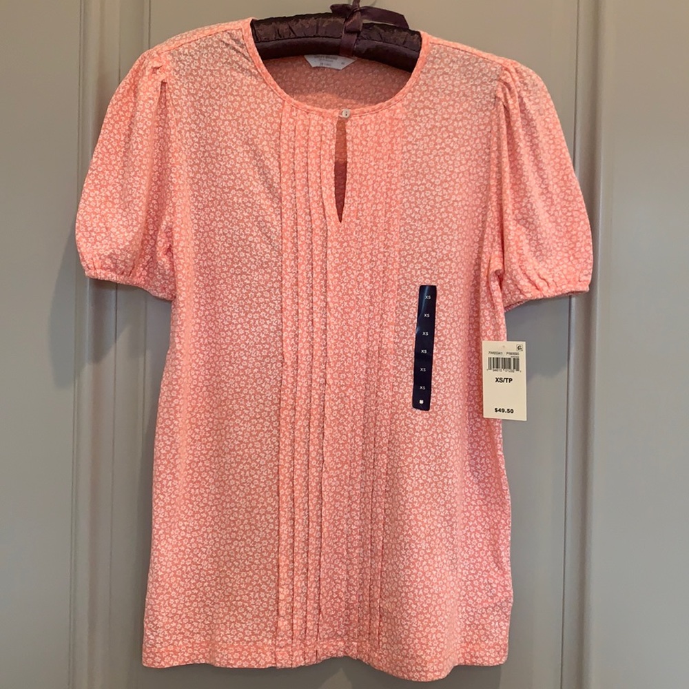 Lucky Brand Pintuck Top